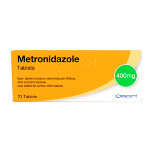 METRONIDAZOLE TABS 400MG UK 21'S ( SINGLES )